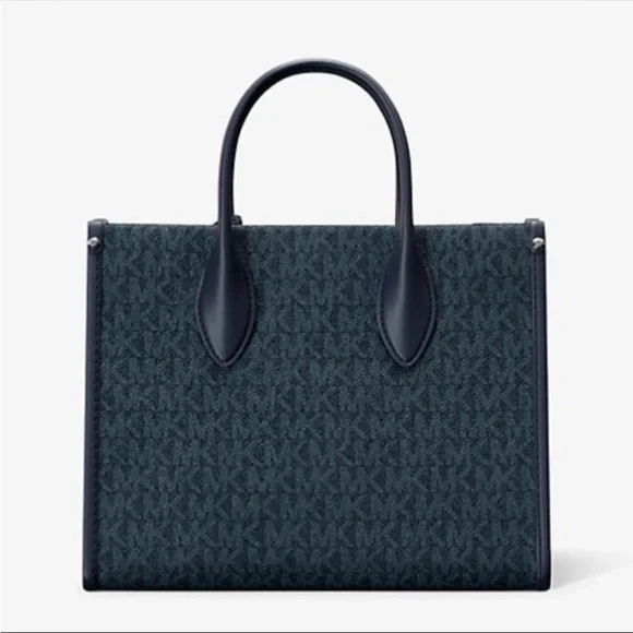 Michael Kors Small Mirella Tote Shoulder Crossbody Bag Admiral - Picture 4 of 5